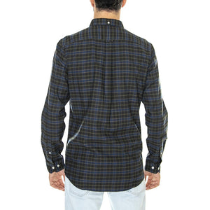 Fraser Check LS BD Evergreen - Camicia Uomo Multicolore F4WFC042-357  FARAH 