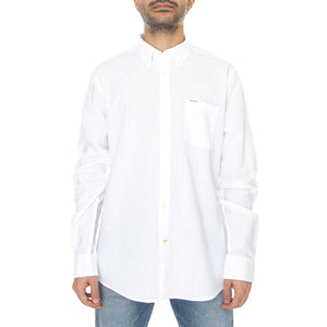 Nelson Tailored Shirt White - Camicia Uomo Bianca MSH5090-WH11-SS23  BARBOUR 