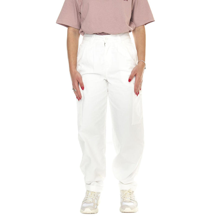 W' Collins Pant Wax /garment dyed - Pantaloni Cargo Donna Bianchi I029789.D6GD  CARHARTT WIP 