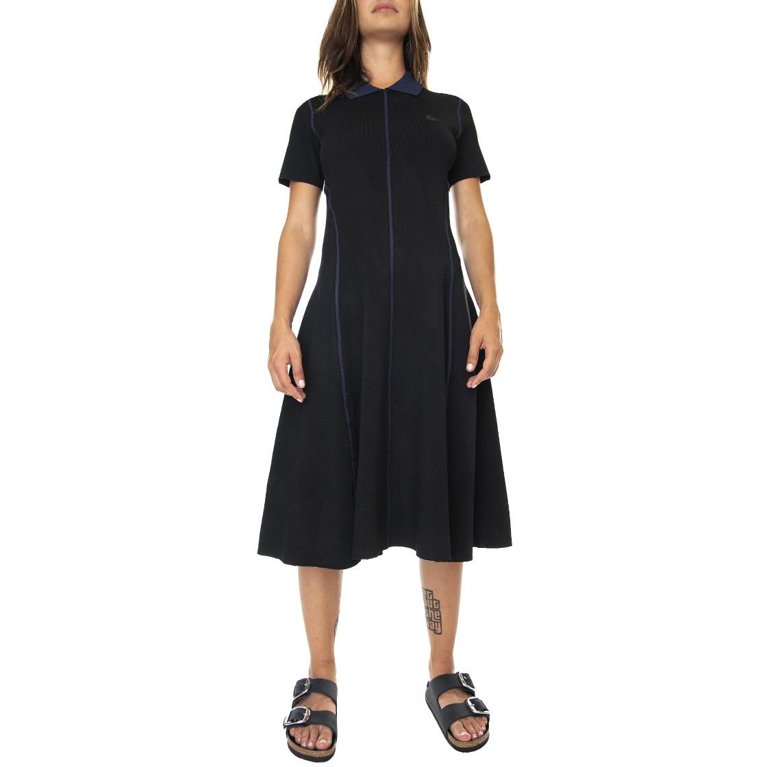 DY4 - Abito Donna Nero EF1183-DY4  LACOSTE 