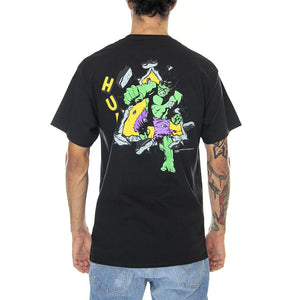 Hulk TT S/S Tee Black - Maglietta Girocollo Uomo Nera TS01977-BLACK  HUF 