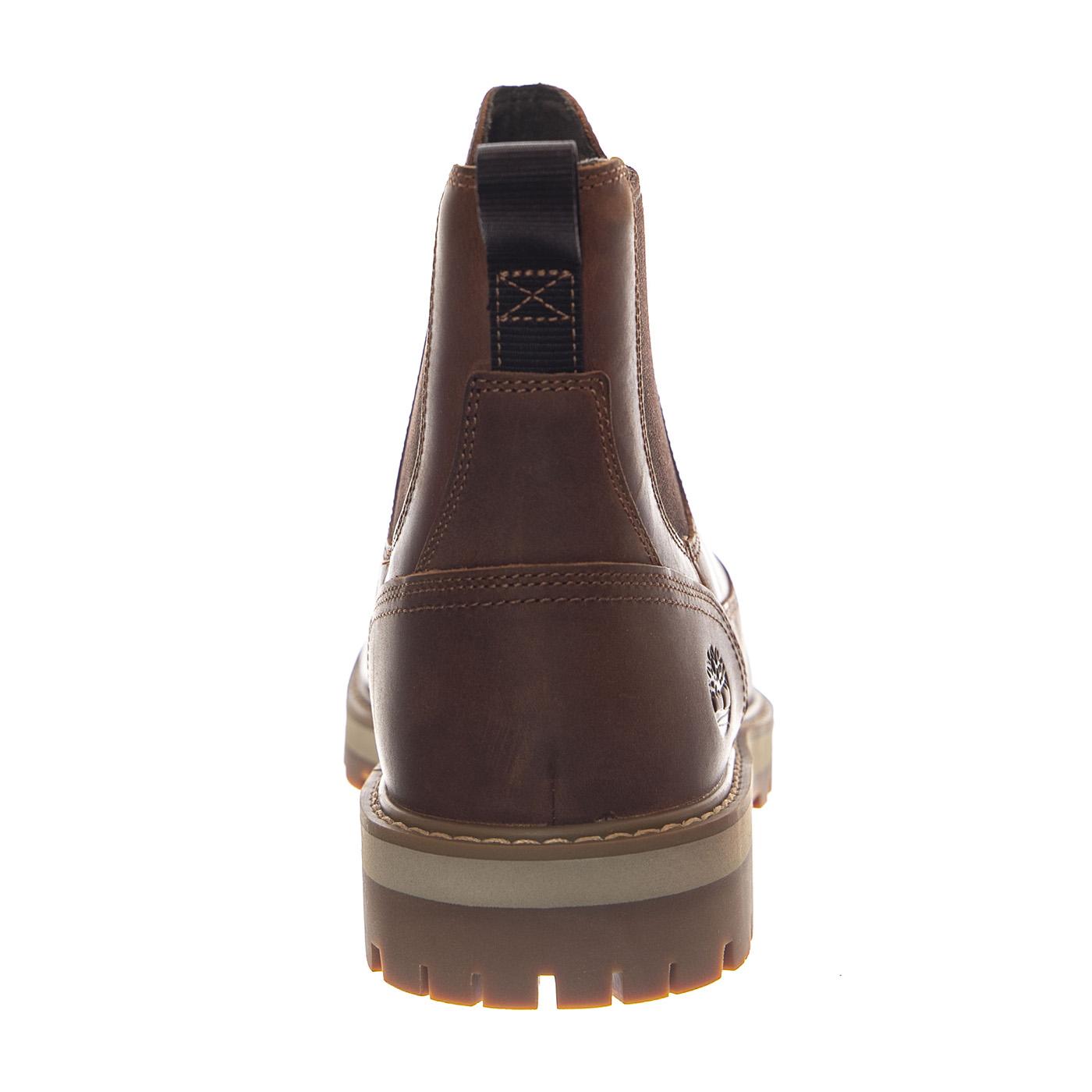 Britton Road Mid Chelsea Boot -- Stivali Uomo Rust Medio Pelle Full Grain TB0A6A4W EM61 TIMBERLAND 