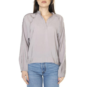 W' Cilla Cement - Top Maniche Lunghe Donna Grigio 330550-559  ELVINE 