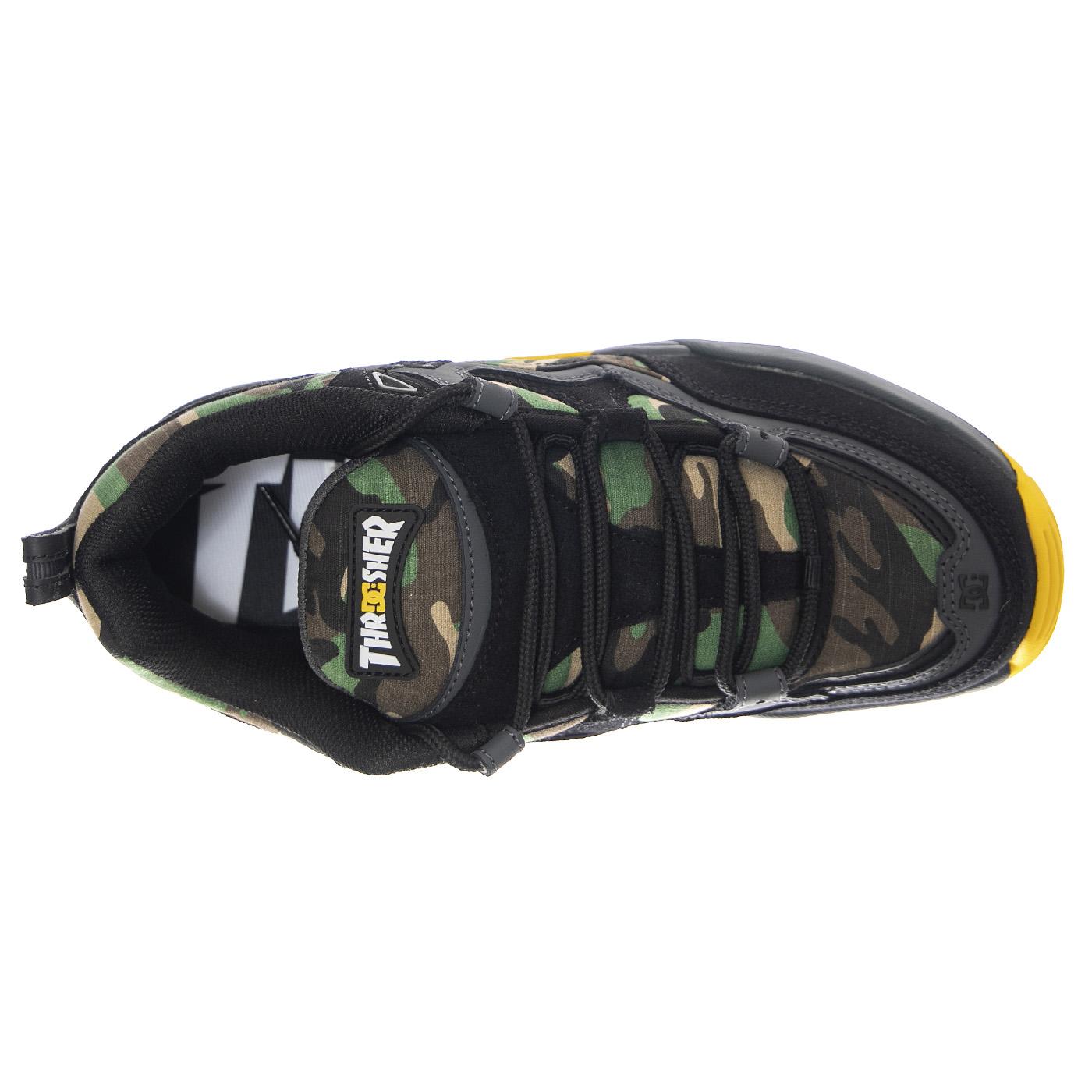 M' DC Shoes Truth Thrasher Black / Camo - Scarpe Stringate Profilo Basso Uomo Nere / Camo ADYS100761-BCM  DC 