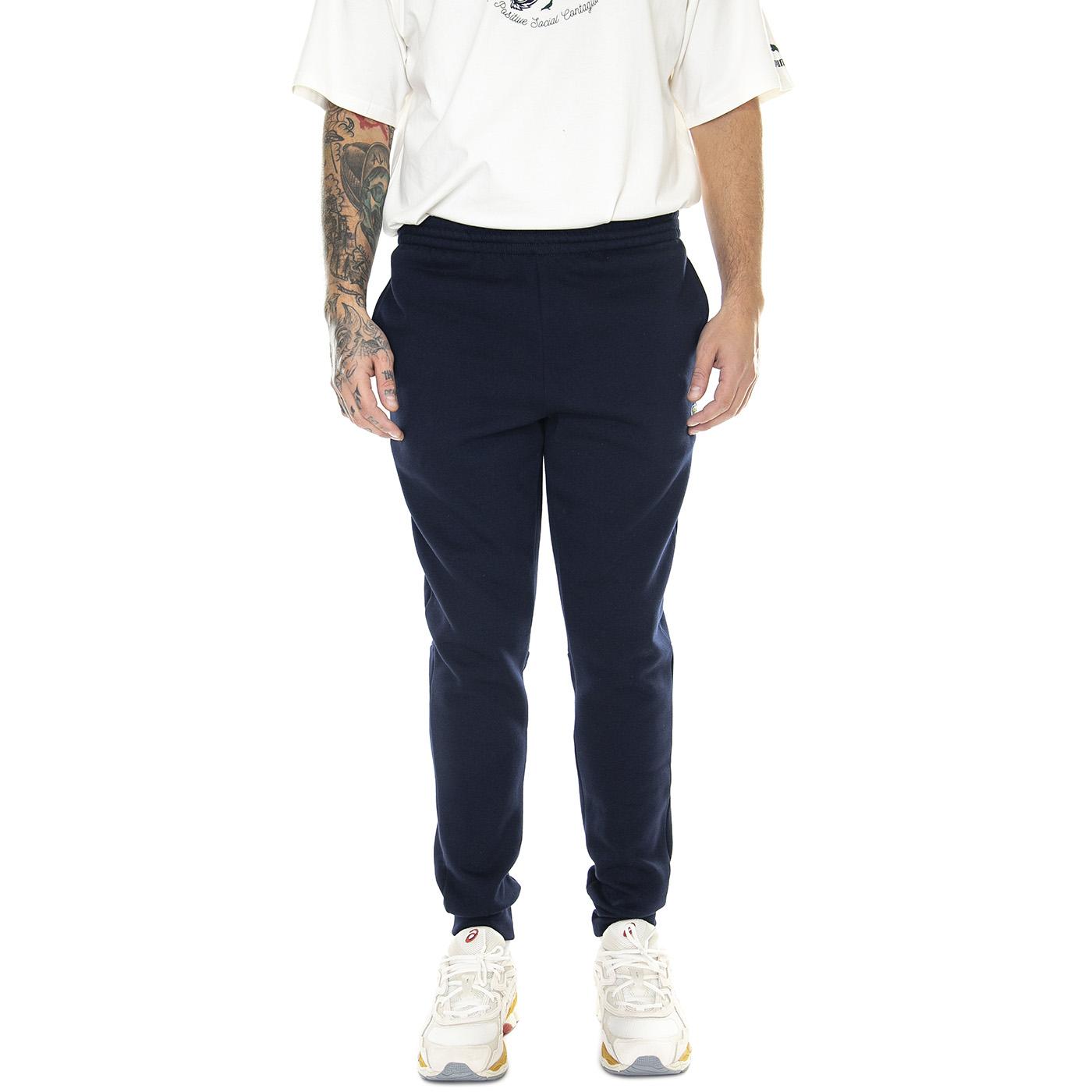 Pant.Tuta XH9624-166 Blue Jogging Pants - Pantaloni Uomo Blu XH9624-166  LACOSTE 
