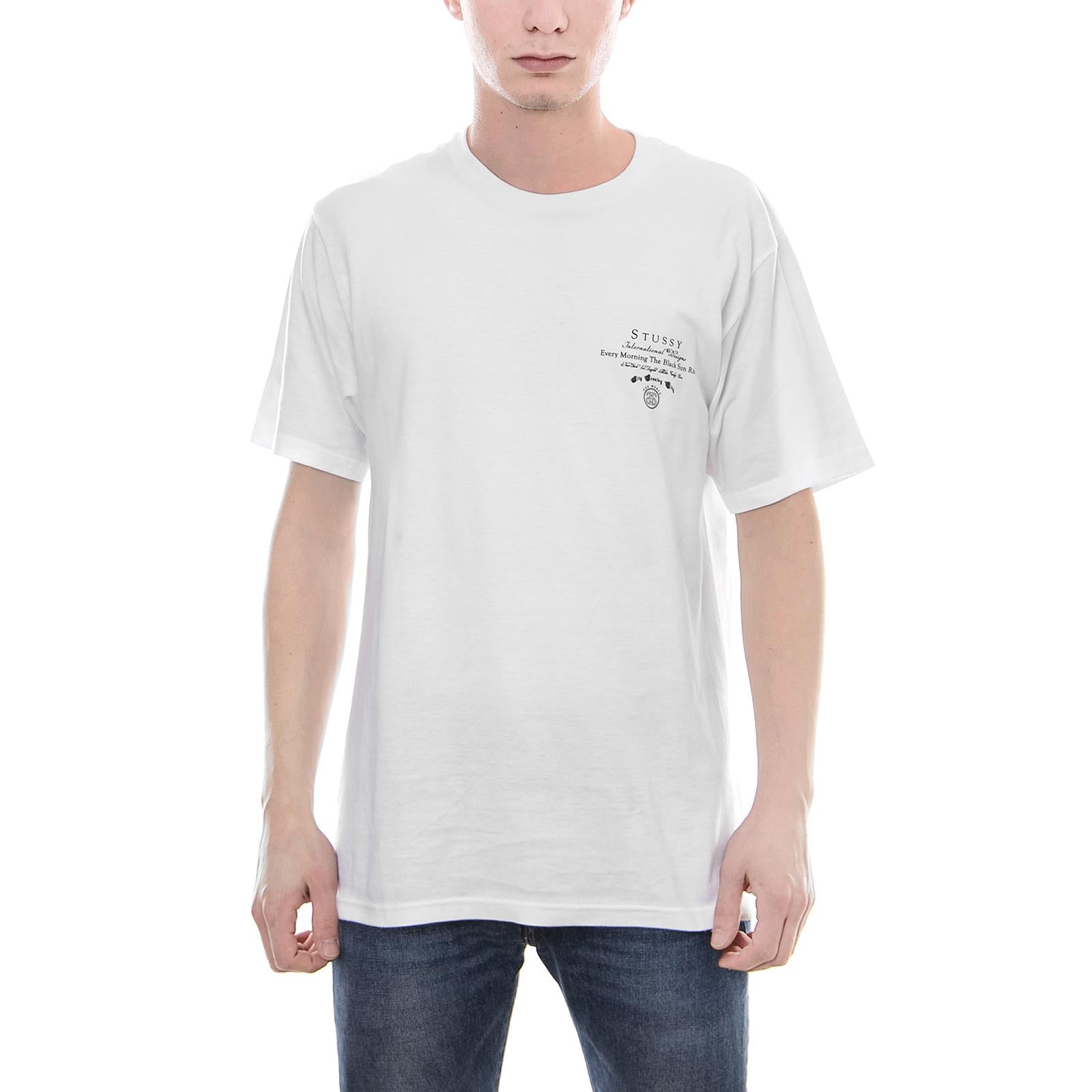 CARTOUCHE TEE WHITE 1904222-WHIT . STUSSY 