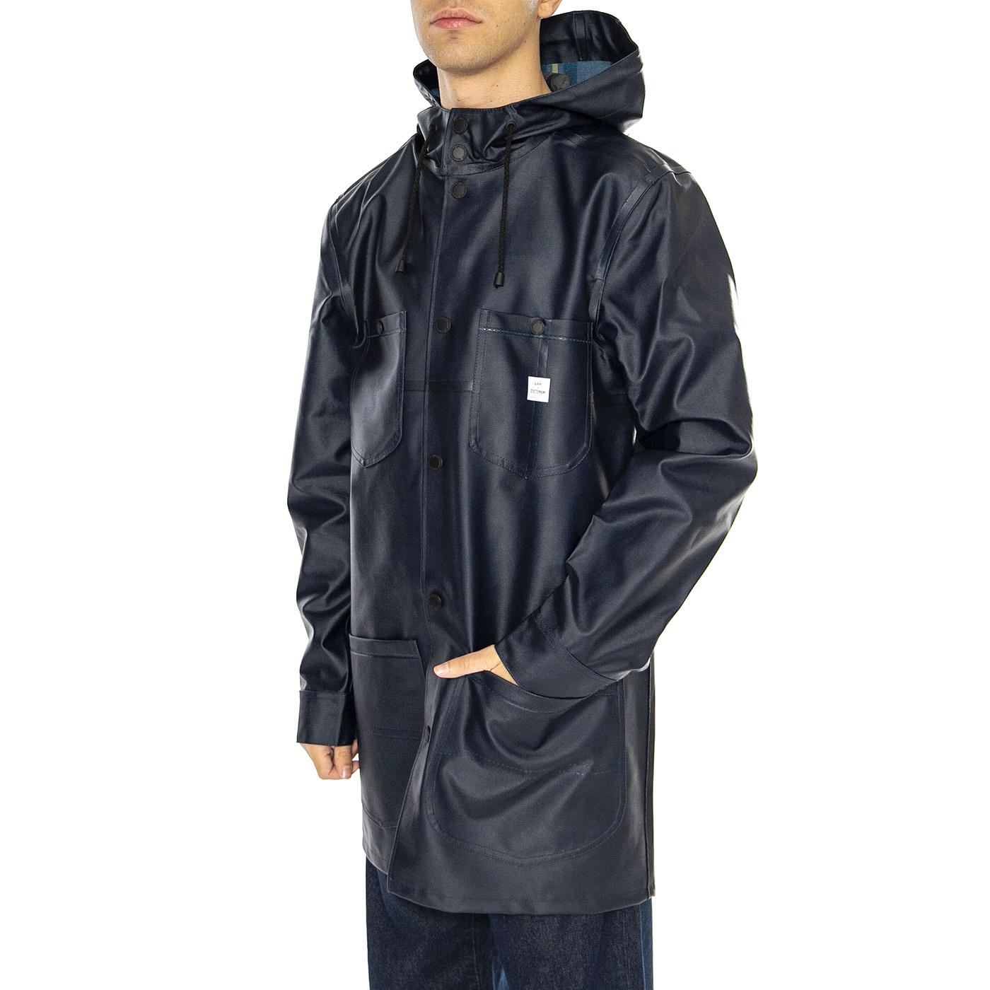 Men's Lee® x STUTTERHEIM Chore Raincoat - Giacca Uomo Azzurra 112361895  LEE 