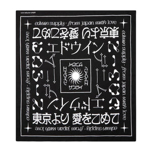 Edwin Bandana Black White - Bandana Nera I004443.89.00.06  EDWIN 