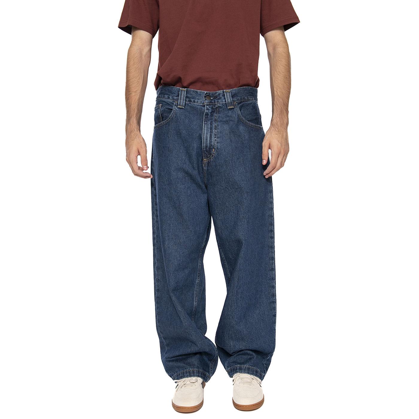 Baggy Jeans Relaxed Carhartt WIP Brandon - Pantaloni Uomo Blu I035893-106  CARHARTT WIP 
