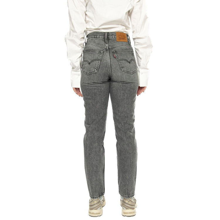 80s Mom Jean What Once Was Grey - Pantaloni Denim Jeans Donna Grigia A3506-0011  LEVIS 