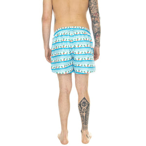 M' Palm Beach Swimshorts 6000 - Costume da Bagno Uomo Multicolore PBE116-6000  HAPPY SOCKS 
