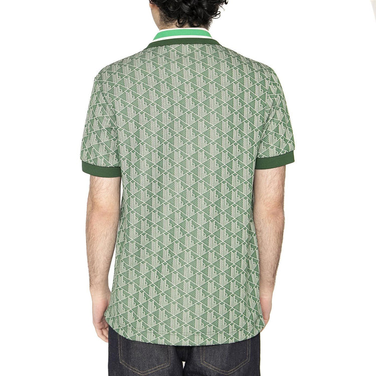 Maglietta M/C Hei Green Polo Shirt - Polo Uomo Verde DH1417-HEI  LACOSTE 