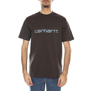 S/S Script T-Shirt Vitola / Citadel - Maglietta Girocollo Uomo Marrone I035700.3CEXX  CARHARTT WIP 
