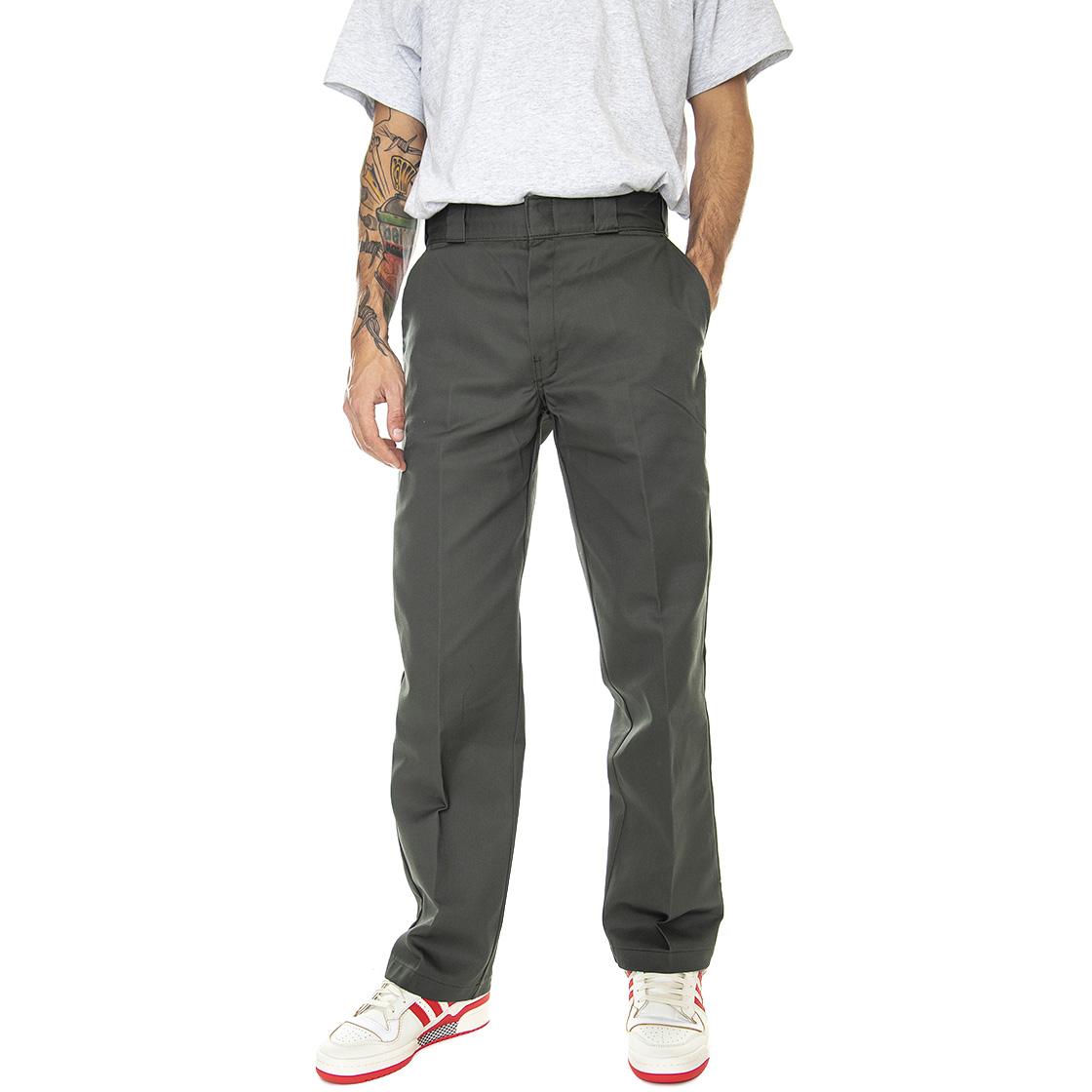 874 Work Pant Rec Olive Green - Pantaloni Chino Uomo Verdi DK0A4XK6OGX1  DICKIES 