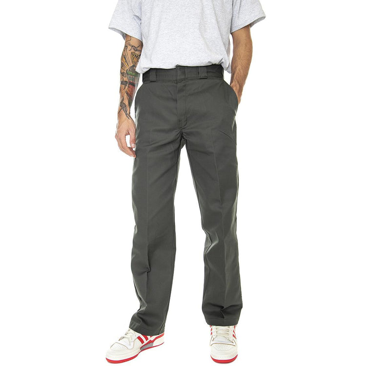 874 Work Pant Rec Olive Green - Pantaloni Chino Uomo Verdi DK0A4XK6OGX1  DICKIES 