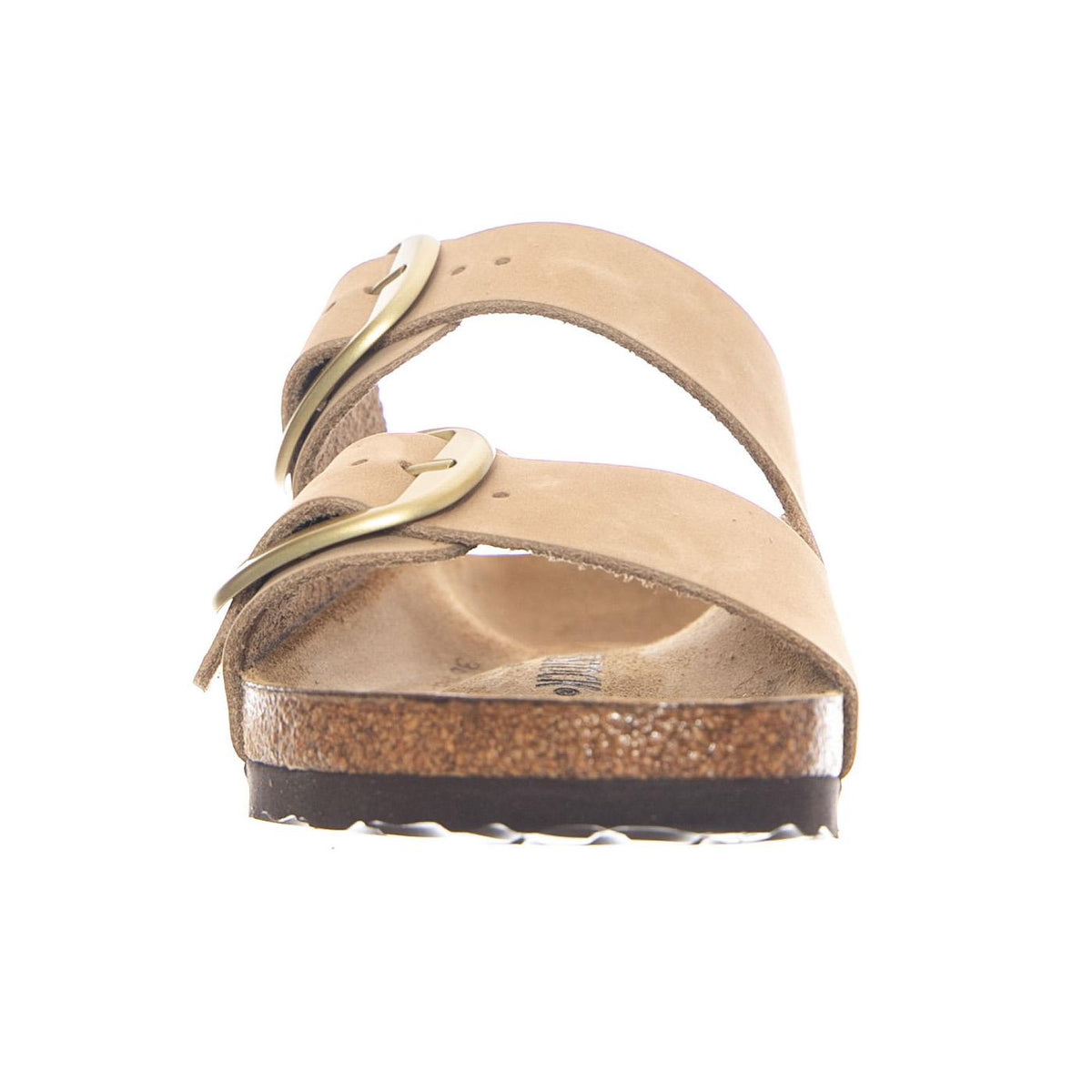 Arizona Big Buckle Nubuck Leather Narrow Fit Sandcastle - Sandali Donna Beige 1024064 SDL BIRKENSTOCK 