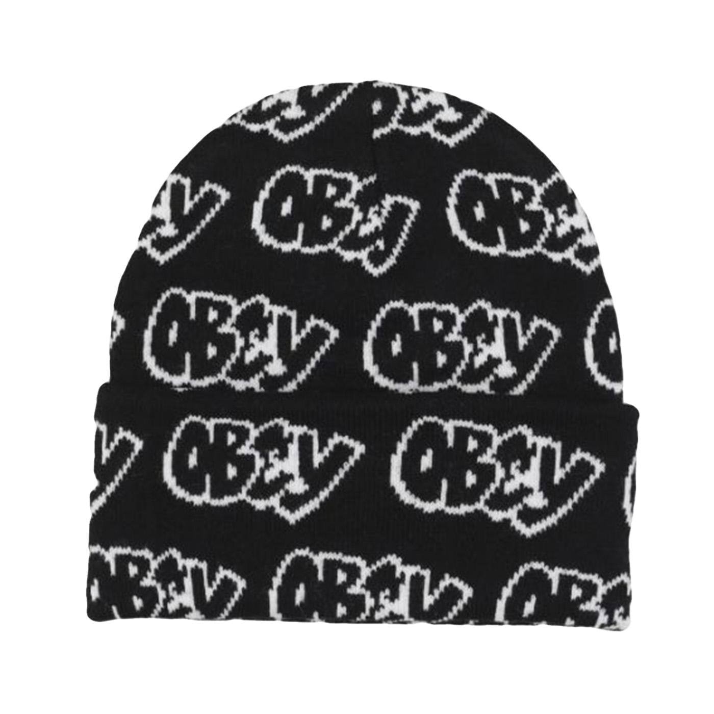 Good Times Beanie Black Multi - Berretto in Maglia Rasata Nero / Mulricolore 100030207 BKM OBEY 