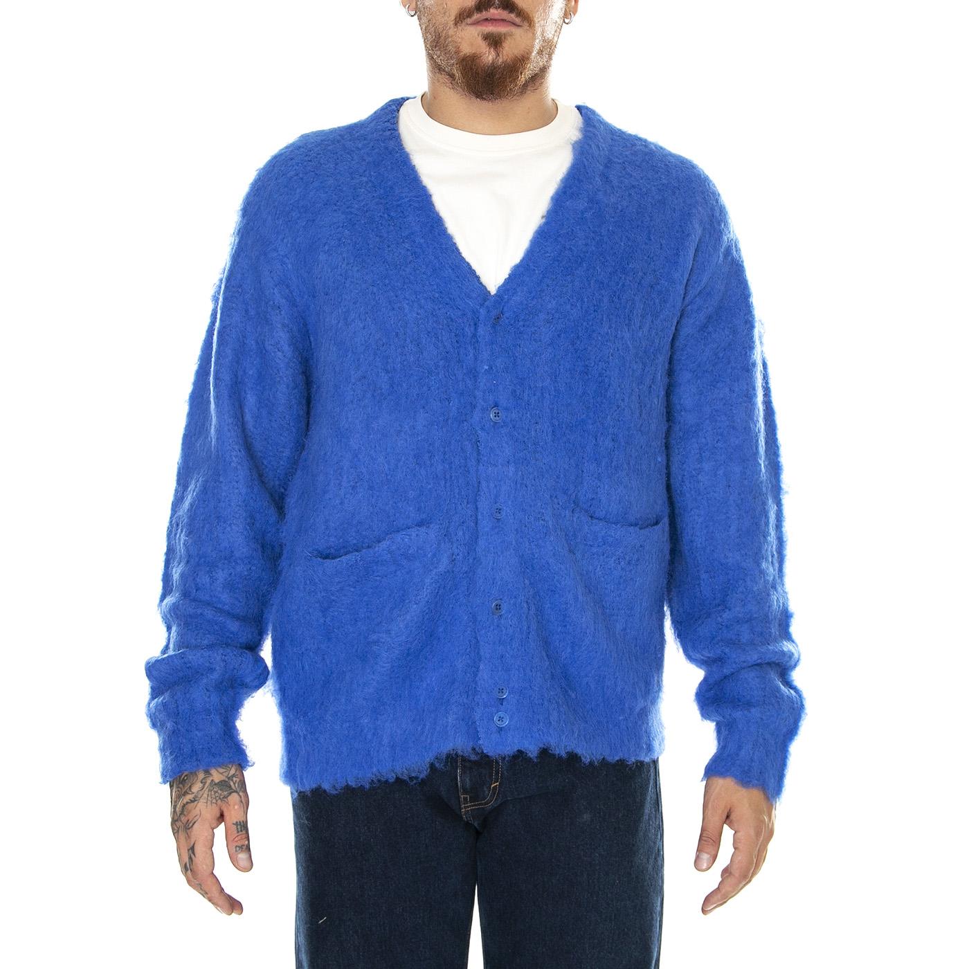 M' Patron Cardigan Surf Blue - Cardigan Uomo Blu 151010025-SFB  OBEY 