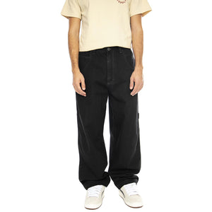 Logo Red Black - Pantaloni Denim Jeans Uomo Neri LOGORED-00N  BLUESKIN 