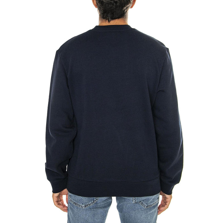 Sweatshirt SH9608-166 - Felpa Girocollo Uomo Blu SH9608-166  LACOSTE 