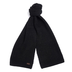 Carlton Fleck Beanie & Scarf Black - Sciarpa e Cappello Nero MGS0047-BK31-FW23  BARBOUR 