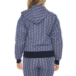 Lacoste Sweatshirt 9I4 -- Felpa Donna Blu SF7606-AIT . LACOSTE 
