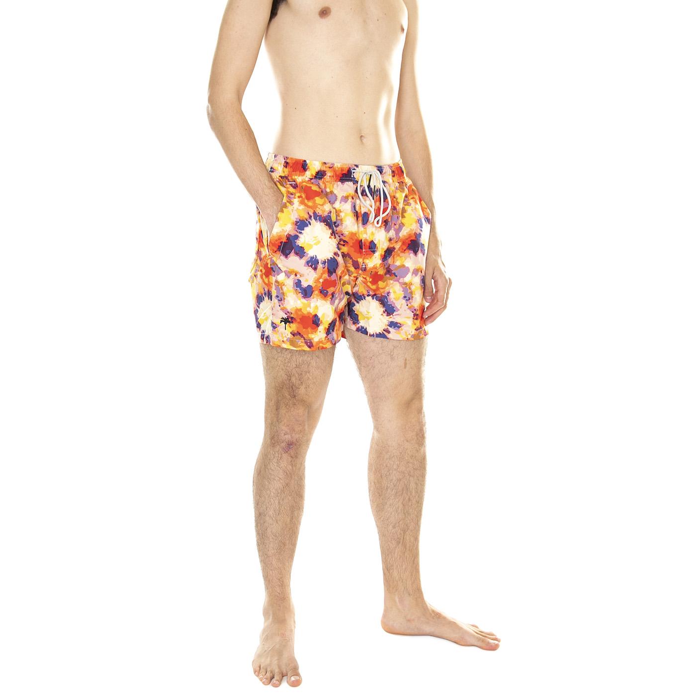 M' Yellow Tie Swim Shorts Assorted - Costume da Bagno Uomo Multicolore 5001-184  OAS 
