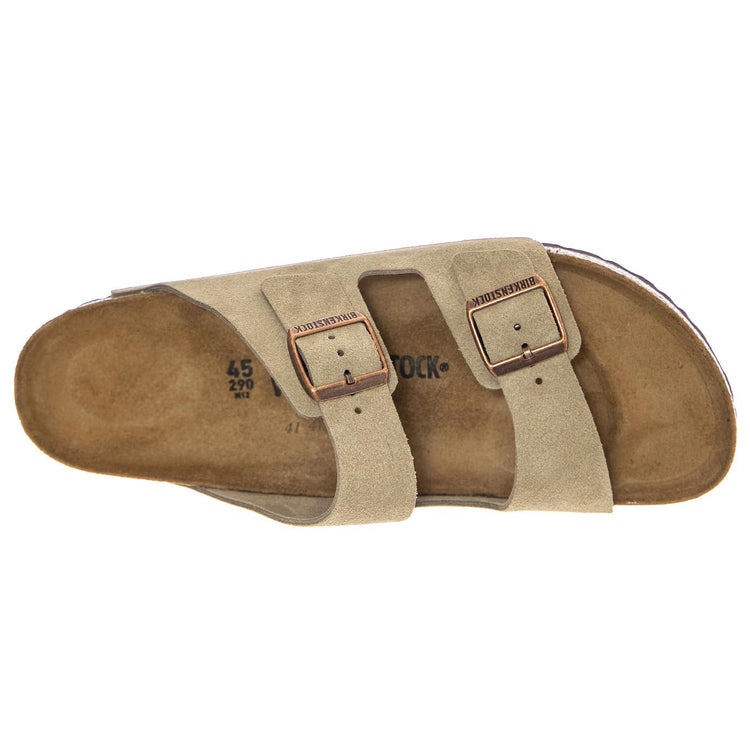 Arizona Taupe, Suede Leather - Sandali Uomo Beige 051463 . BIRKENSTOCK 