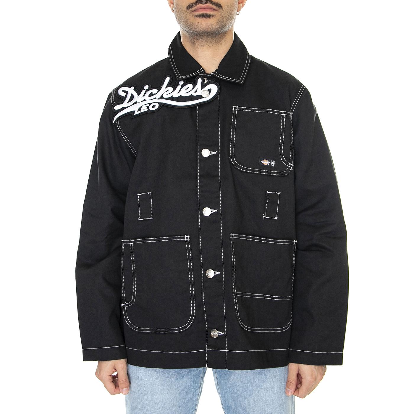 Leo x Dickies Jacket Black - Giacca Estiva Uomo Nera DK0A4XXOBLK1  DICKIES 