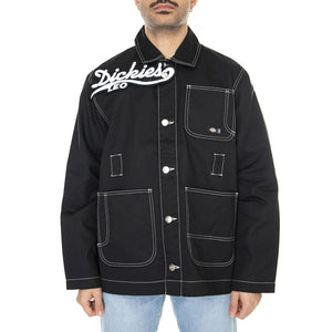 Leo x Dickies Jacket Black - Giacca Estiva Uomo Nera DK0A4XXOBLK1  DICKIES 