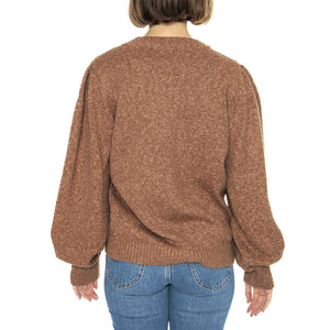 Gunnva 9249 Aztec - Maglione Donna Marrone 207309249-1130  MINIMUM 