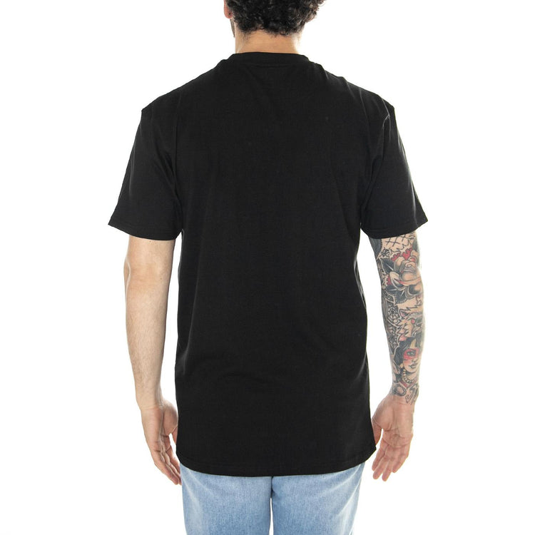 Delfino Devil Mask Front Black - Maglietta Girocollo Uomo Nera SCA-TEE-10863  SANTA CRUZ 