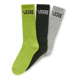 Mn Classic Crew (9.5-13 - 3 Pack) Mountain View Socks - Set da Tre Paia di Calzini Multicolore VN000XSEBD61  VANS 