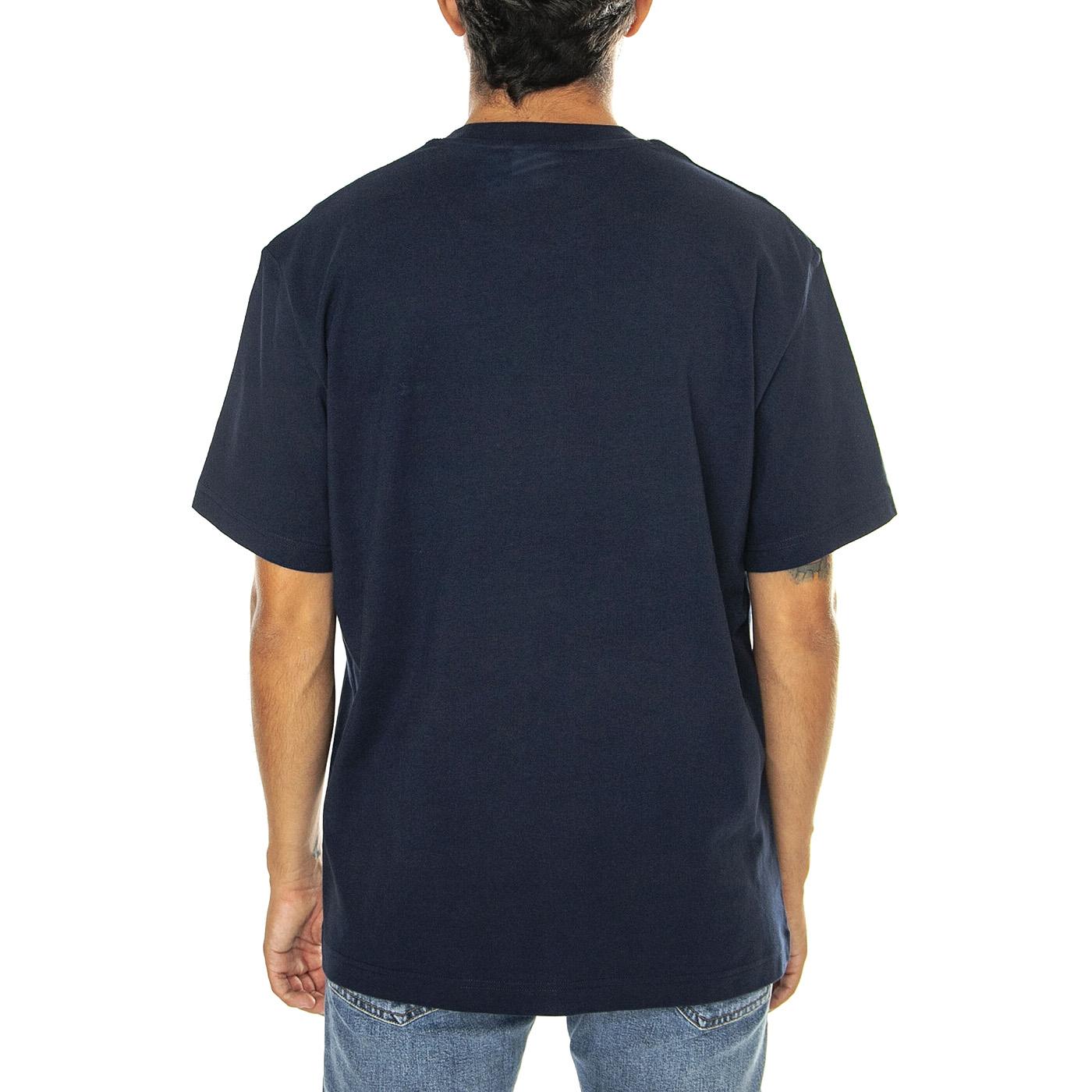 T-Shirt 166 - Maglietta Girocollo Uomo Blu TH7318-166  LACOSTE 