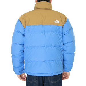 M 92 Low-Fi Hi-Tek Nuptse Supersonic Blue / Utility Brown - Giacca Uomo Blu / Marrone NF0A7ZYPTV81  THE NORTH FACE 