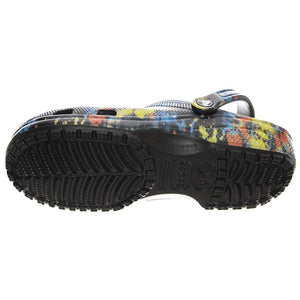 Mens Classic Tie Dye Graphic Clog Turq Tonic / Mullti Sandals US 4 CR.205453-TTMT  CROCS 
