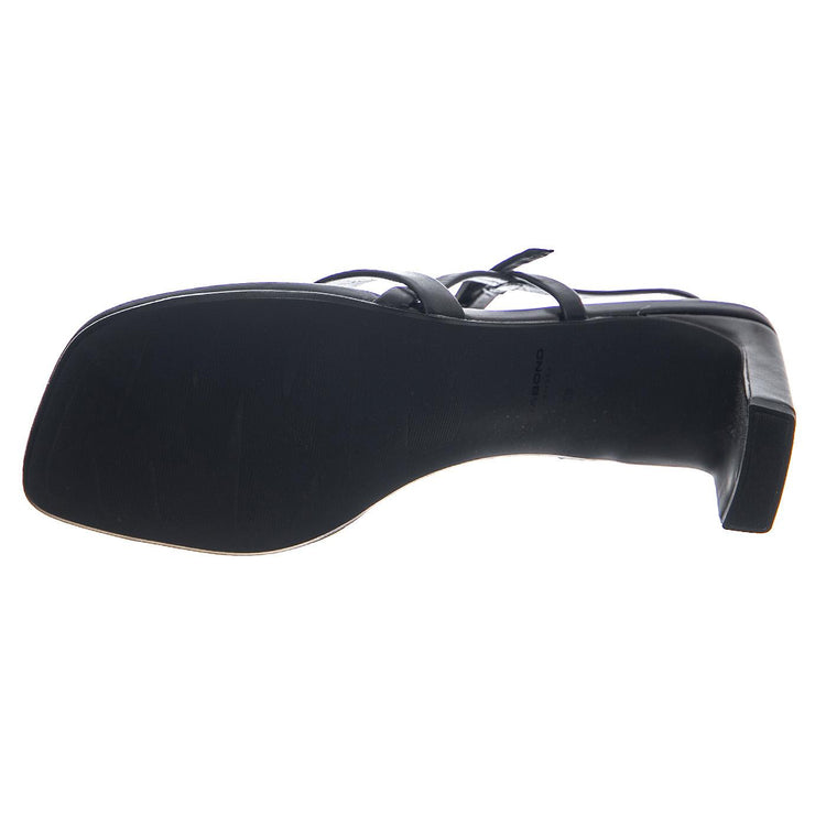 Luisa Black Cow Leather Chrome Free Tanned - Sandali Donna Neri VBS5312-301-20  VAGABOND 