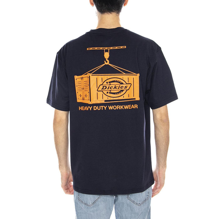 Apison SS Maglietta -- Maglietta Uomo Blu (Night Sky) DK0A87QML181 . DICKIES 