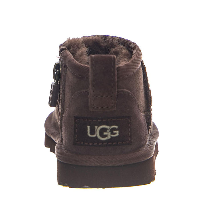 UGG Classic Ultra Mini Burnt Cedar - Scarpe Bambino/Bambina in Pelle Scamosciata Marrone 1130750T BCDR UGG 