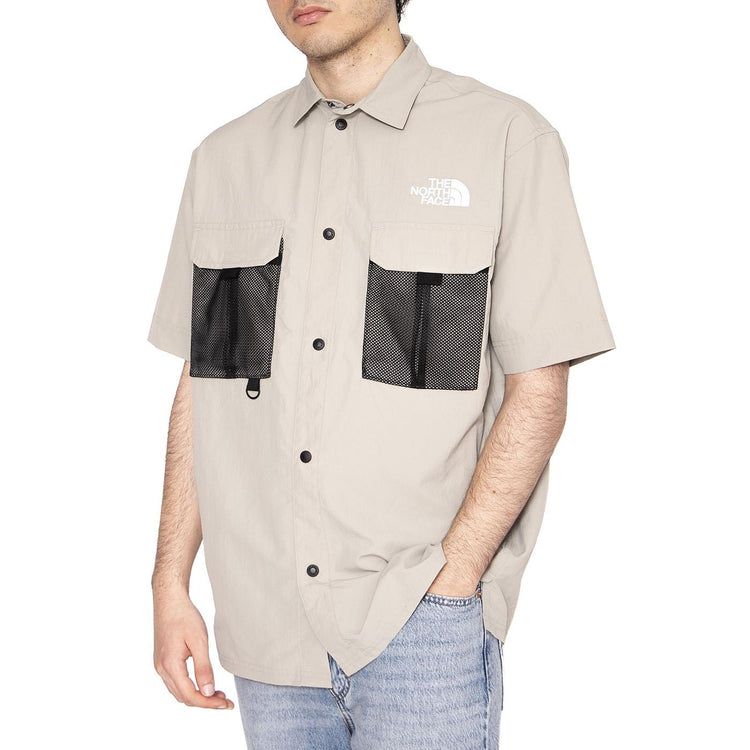 Unisex Nse Summer Shirt - Camicia Maniche Corte Uomo Grigia NF0A8BK11I41  THE NORTH FACE 