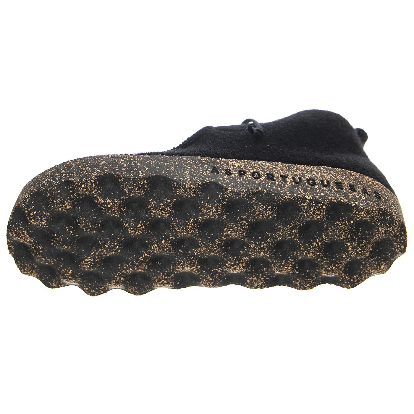 City Line Tweed Felt 925 Black - Scarpe Stringate Profilo alla Caviglia Donna Nere P018135004  ASPORTUGUESAS 