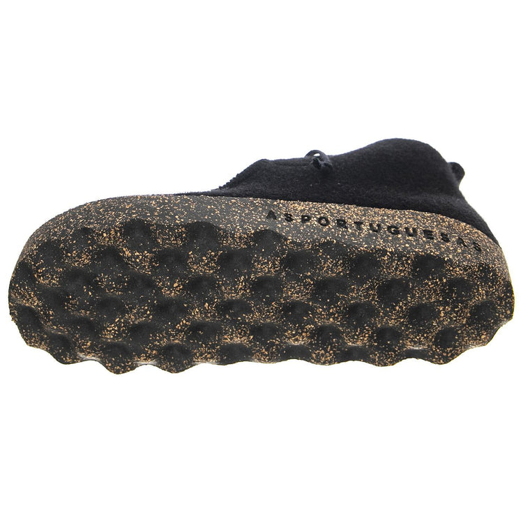 City Line Tweed Felt 925 Black - Scarpe Stringate Profilo alla Caviglia Donna Nere P018135004  ASPORTUGUESAS 