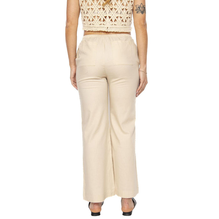 Marygold Brigitte Pants Ecru - Pantaloni Donna Beige WPT00223-ECRU  THINKING 