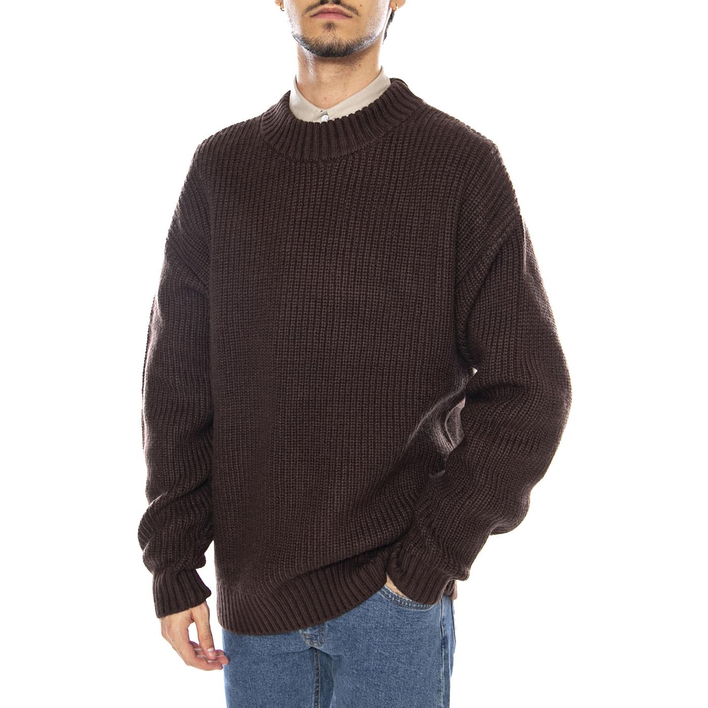 Chunky Crew Neck Arabica - Maglione Girocollo Uomo Marrone 112370541  LEE 