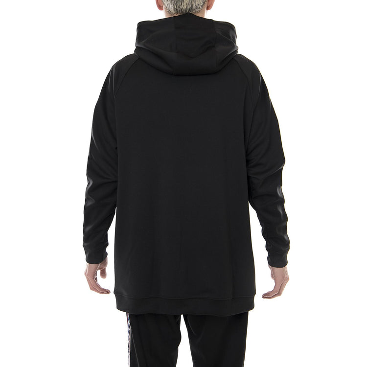 M NSW TAPED HALF ZIP HOOD POLY BLACK/GYM RED/SAIL AJ2296-010  NIKE 