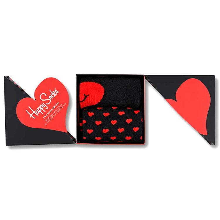 2-Pack I Heart You Socks Gift Set 9350 - Set da Due Paia di Calzini Multicolore XVAL02-9350  HAPPY SOCKS 