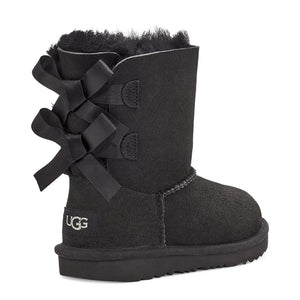 Bailey Bow II Black - Stivaletti Bambino / Bambina Neri UGKBLBOWBK1017394K  UGG 
