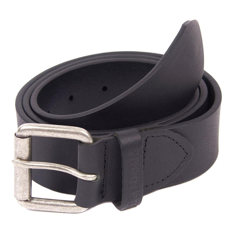 Allanton Leather Belt Black - Cintura Nera FW22-MAC0111-BK31  BARBOUR 