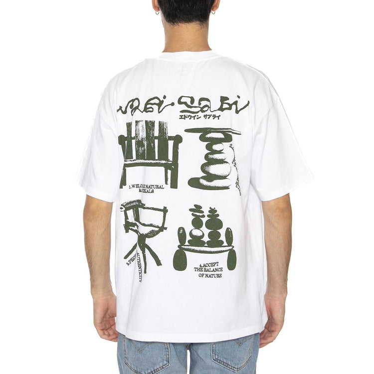 Embrace Imperfection TS White - Maglietta Girocollo Uomo Bianca I036076- BNC  EDWIN 