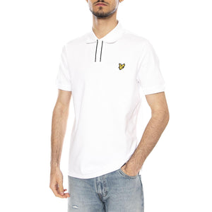 PLACKET TIPPED POLO SHIRT - Polo Uomo Bianca SP2409V 626 LYLE & SCOTT 